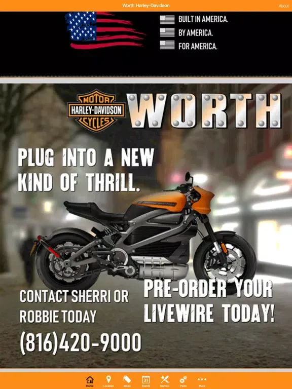 Worth Harley-Davidson® iPad  स्क्रीनशॉट