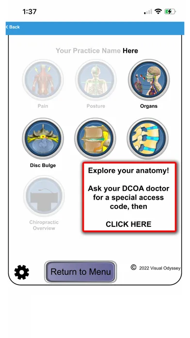 Capturas de tela do Disc Centers of America