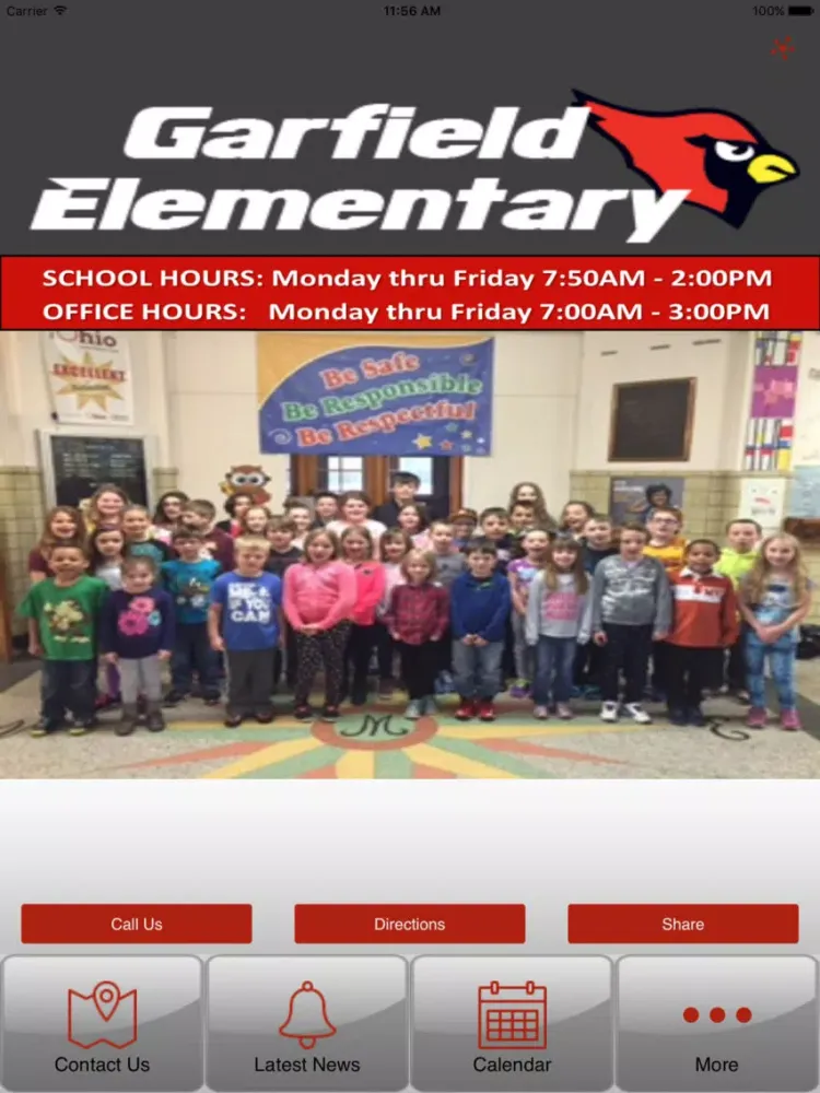 Garfield Elementary iPad  Screenshots