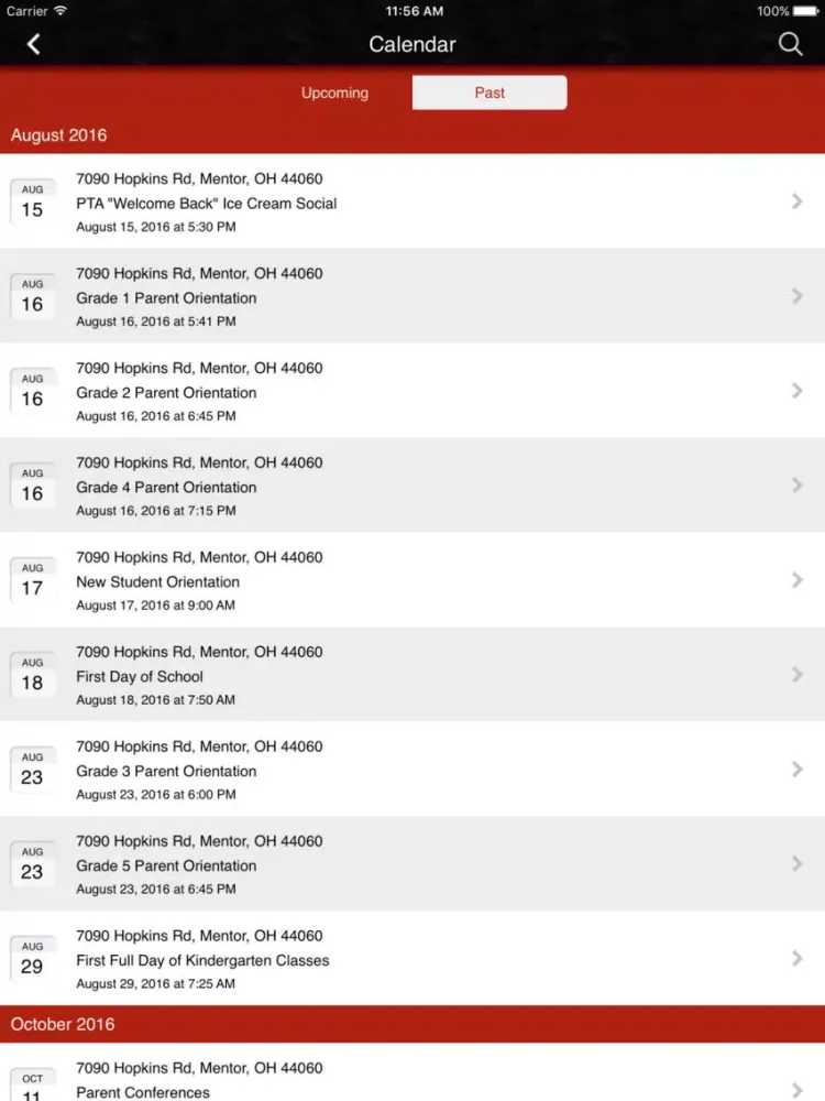 Garfield Elementary iPad  Screenshots