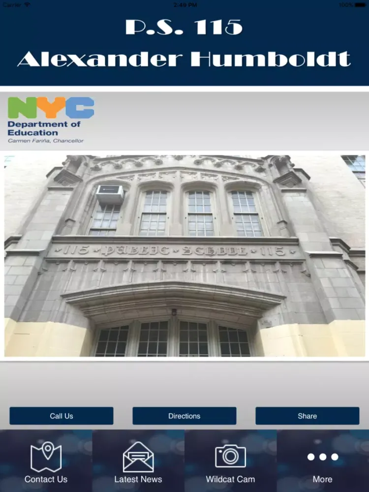 PS115 Alexander Humboldt Sch iPad  Ekran Görüntüleri