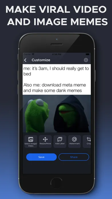 Meta Meme: Video/Image Maker سکرین شاٹس