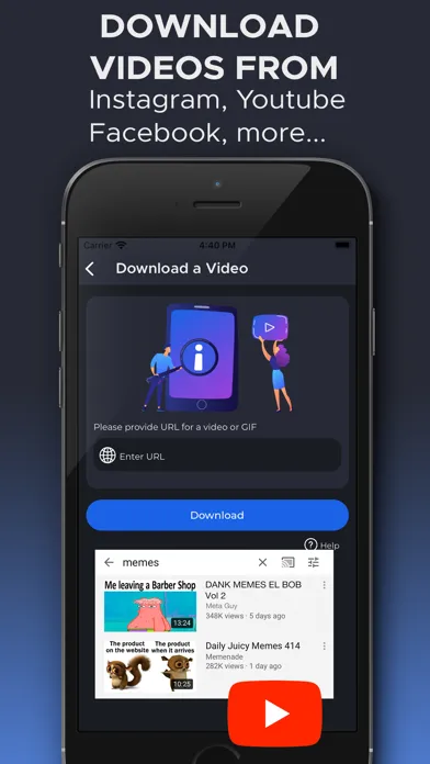 Meta Meme: Video/Image Maker سکرین شاٹس