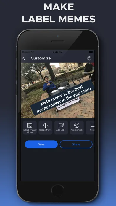 Meta Meme: Video/Image Maker سکرین شاٹس