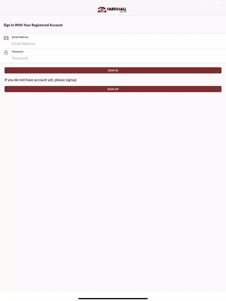 Скриншоты Parts Mall Vendor App iPad 
