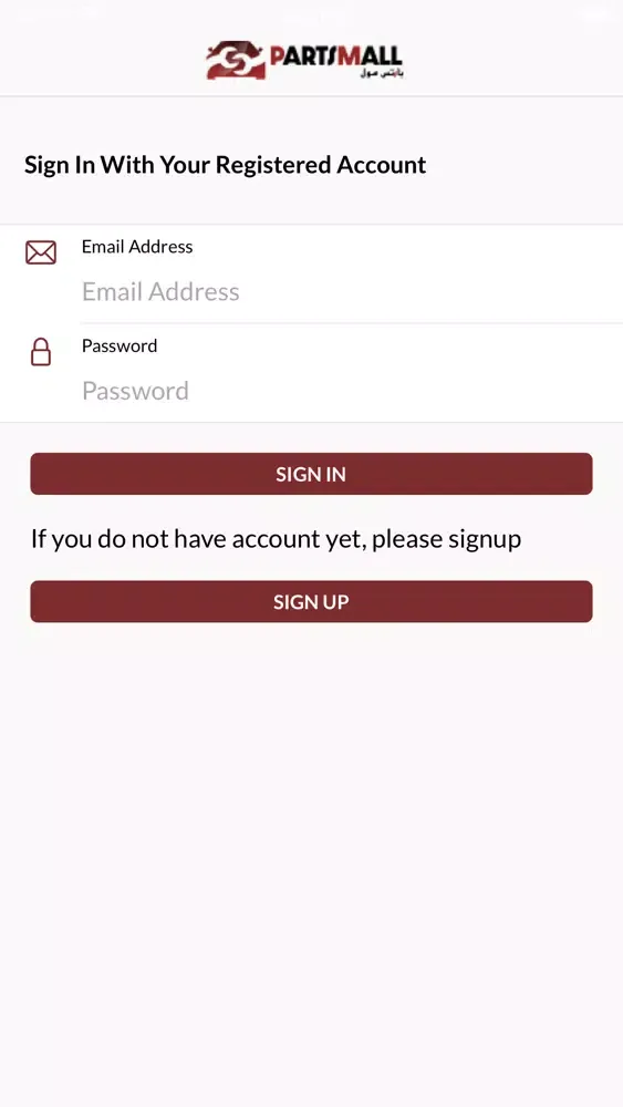 Parts Mall Vendor App स्क्रीनशॉट