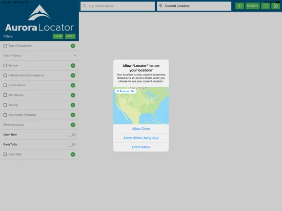 Captures d'écran de Aurora Dealer Locator iPad 