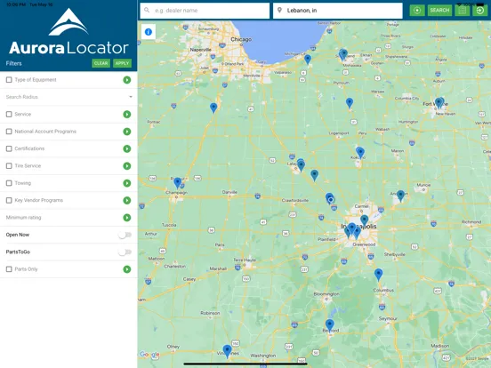 Captures d'écran de Aurora Dealer Locator iPad 