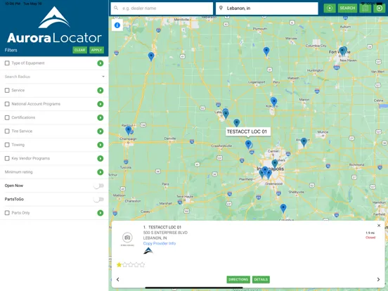 Captures d'écran de Aurora Dealer Locator iPad 