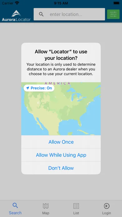 Captures d'écran de Aurora Dealer Locator