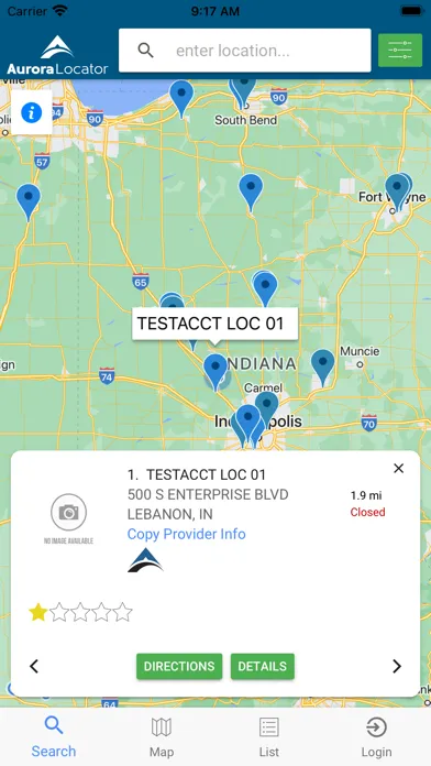 Captures d'écran de Aurora Dealer Locator
