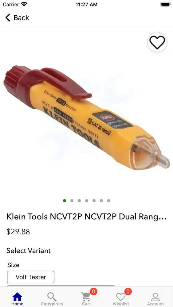 Captures d'écran de Parts-Zap Online Shop