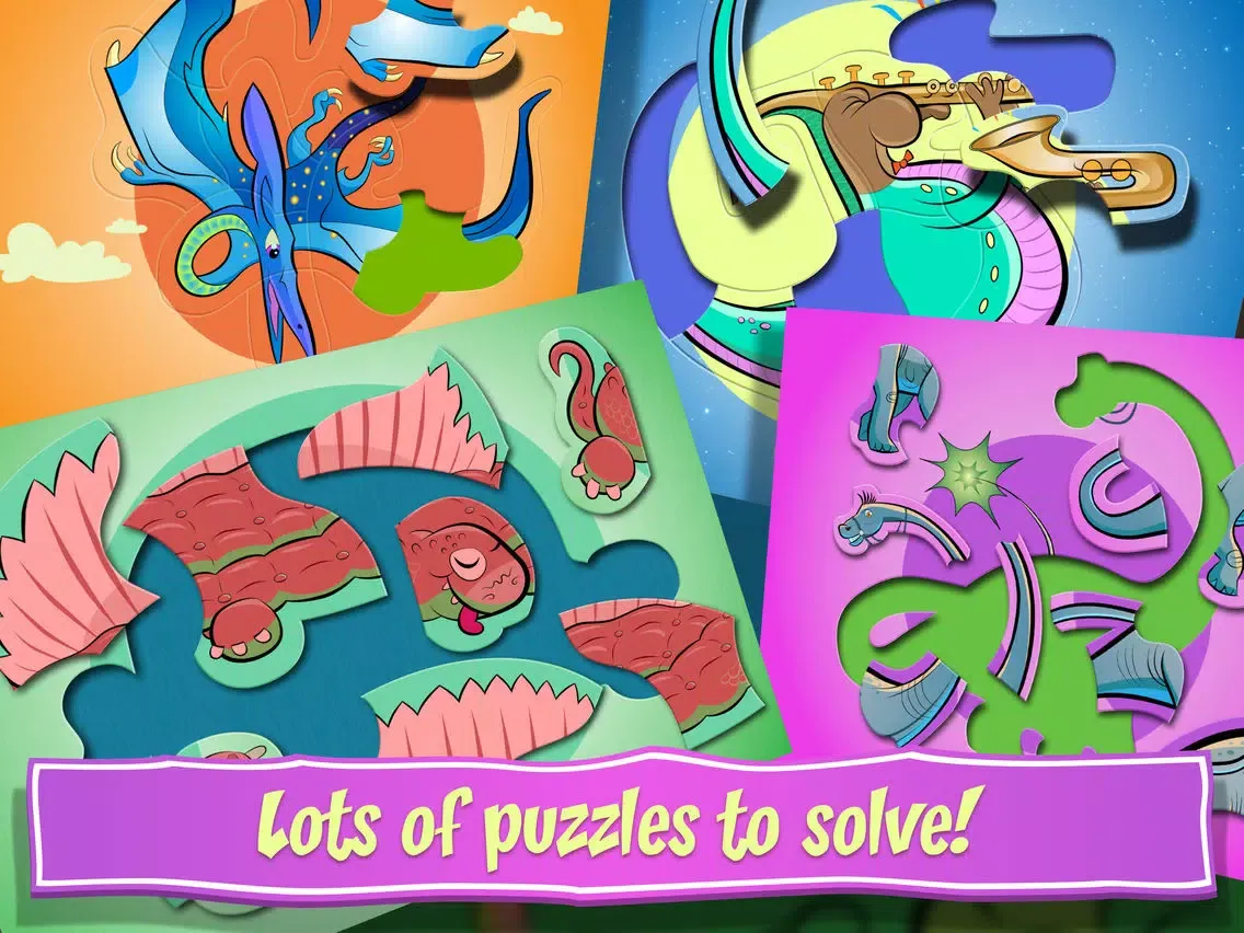 Capturas de pantalla de Kids Discover Dinosaurs! Puzzle Games for Toddlers iPad 