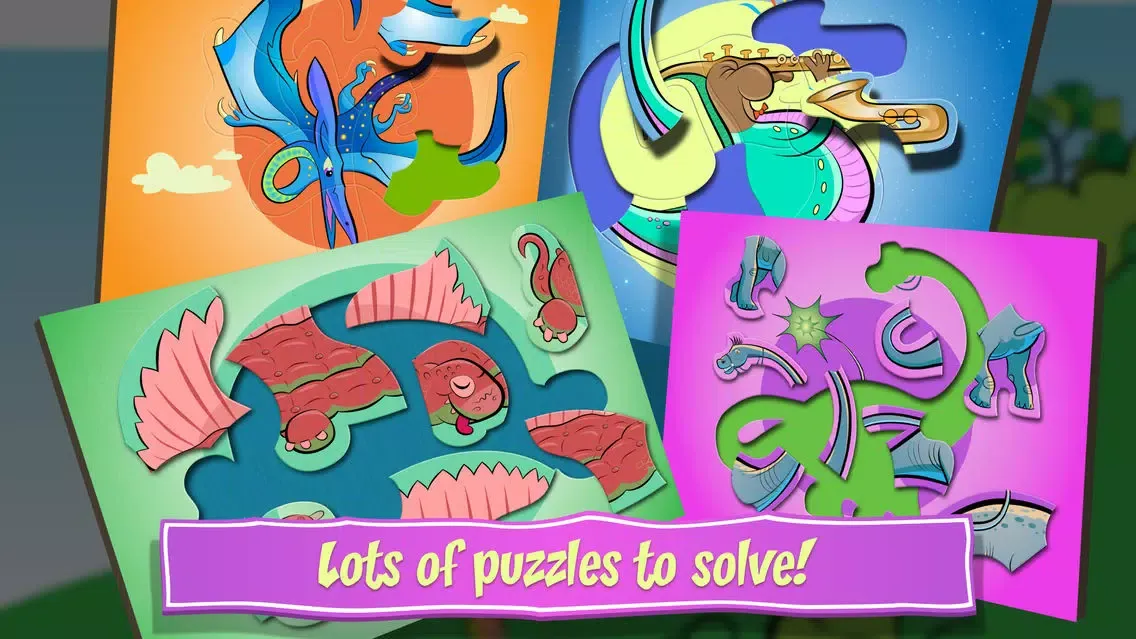 Capturas de pantalla de Kids Discover Dinosaurs! Puzzle Games for Toddlers