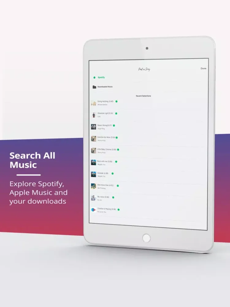 Tangkapan layar Party Play Music - Jukebox iPad 