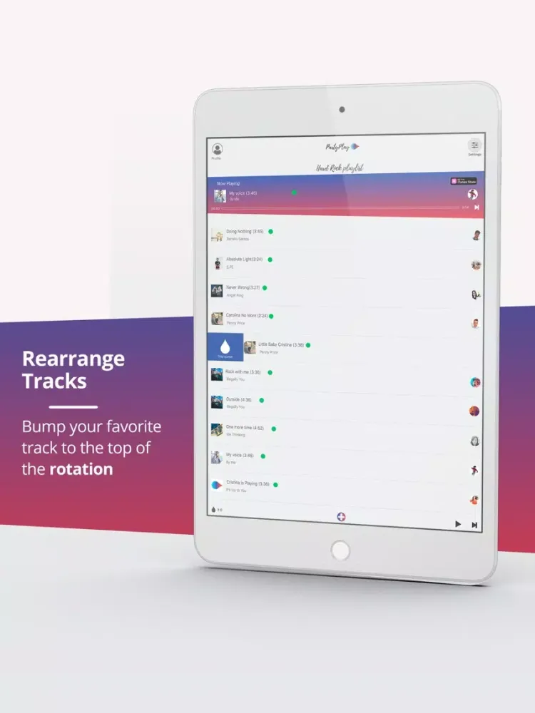 Tangkapan layar Party Play Music - Jukebox iPad 