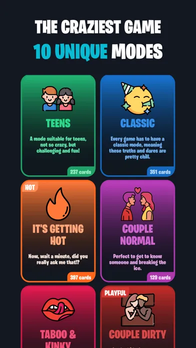 Truth or Dare - Unlimited应用截图