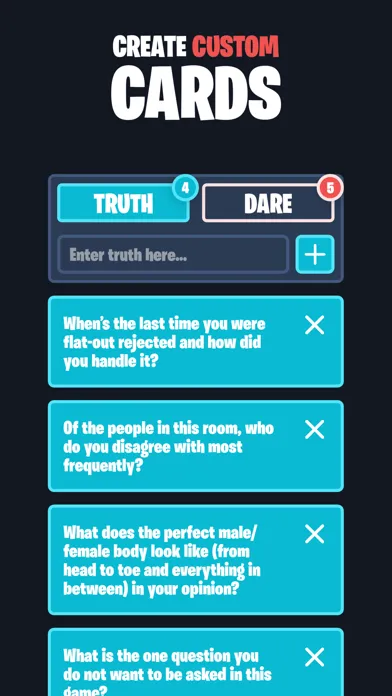 Truth or Dare - Unlimited应用截图