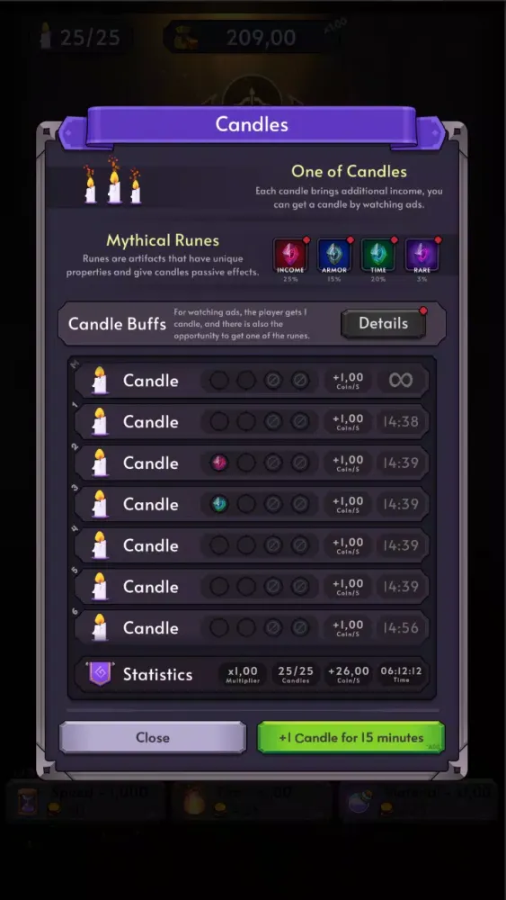 Candle Clicker Idle: Dungeon Screenshots