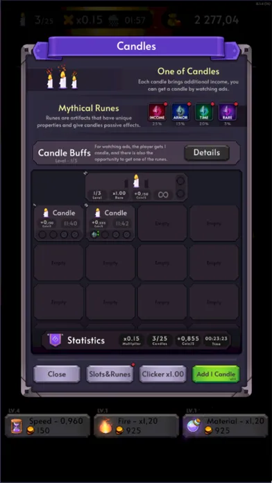 Candle Clicker Idle: Dungeon Screenshots