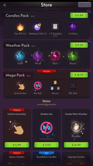 Candle Clicker Idle: Dungeon Screenshots