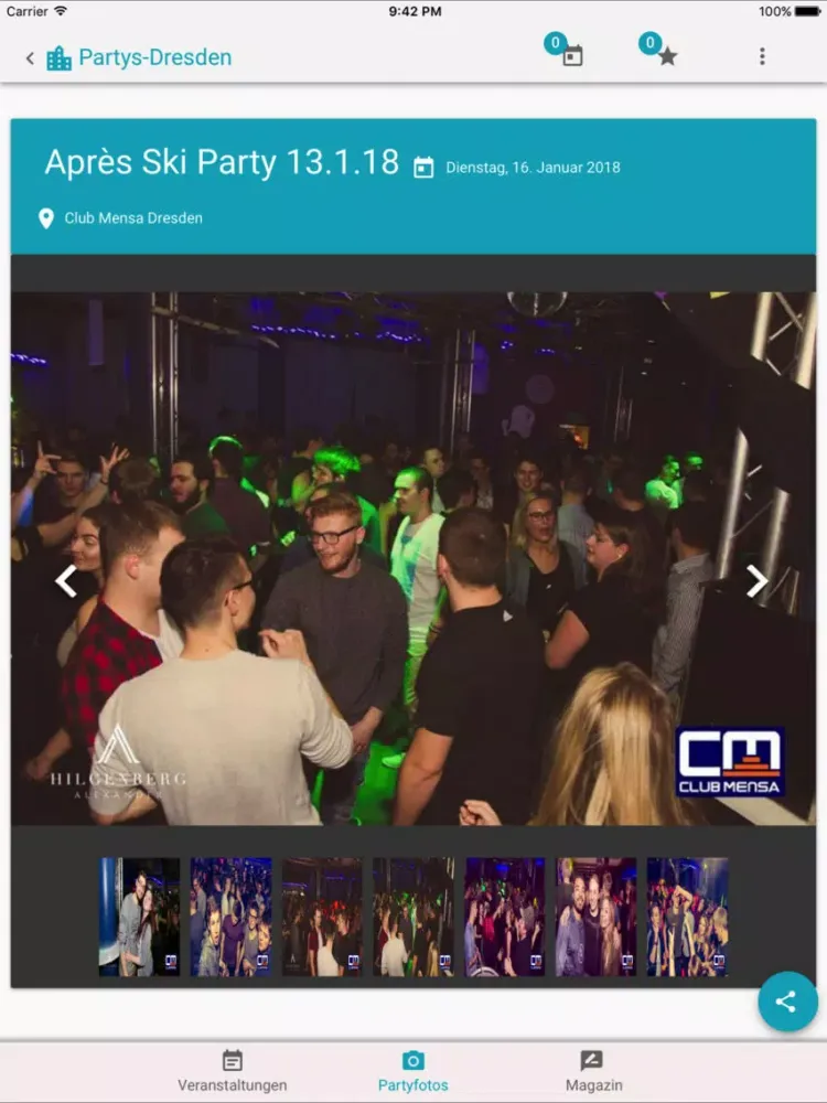Partys-Dresden iPad  Screenshots