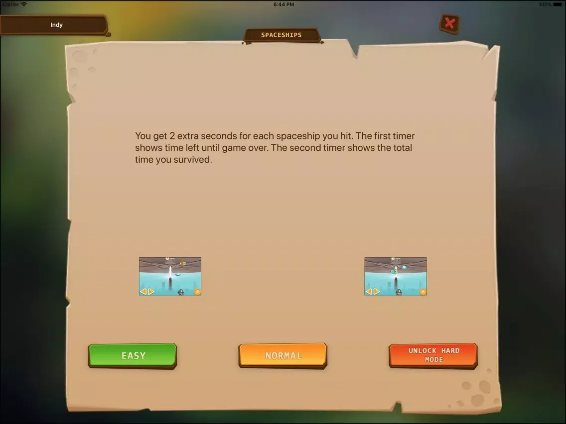 Capturas de tela do SpaceShips Competition iPad 