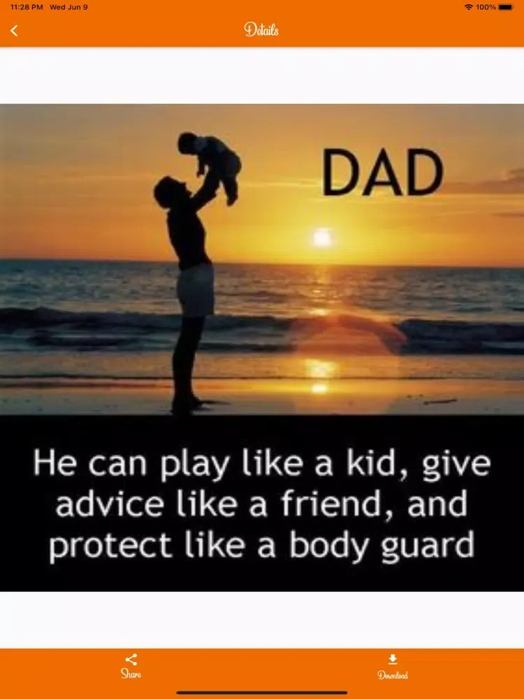 Fathers Day Wishes 2021 iPad  سکرین شاٹس