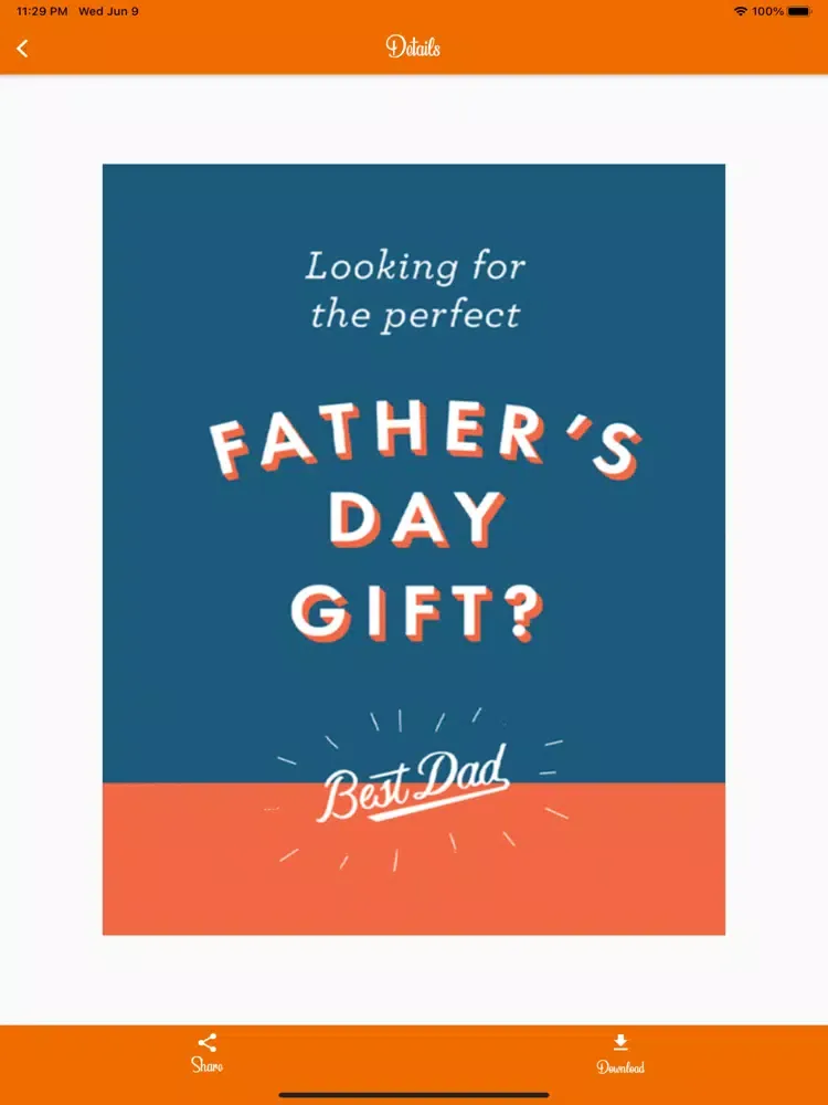 Fathers Day Wishes 2021 iPad  سکرین شاٹس