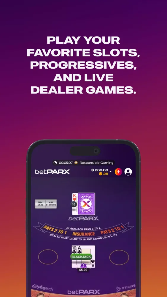 betPARX PA Casino x Sportsbook Screenshots