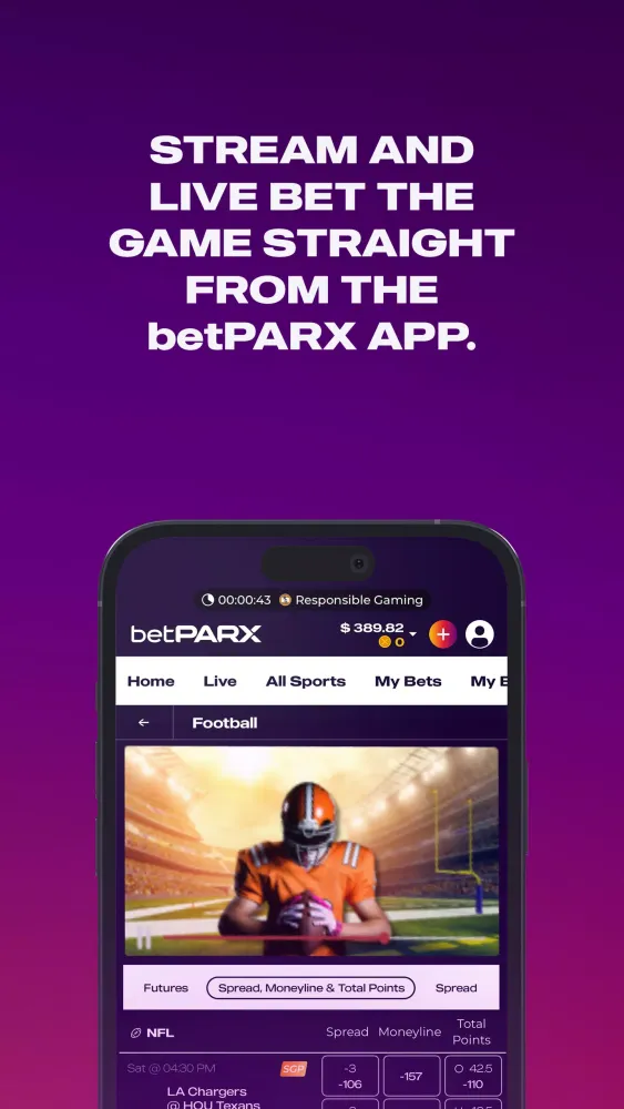 betPARX PA Casino x Sportsbook Screenshots