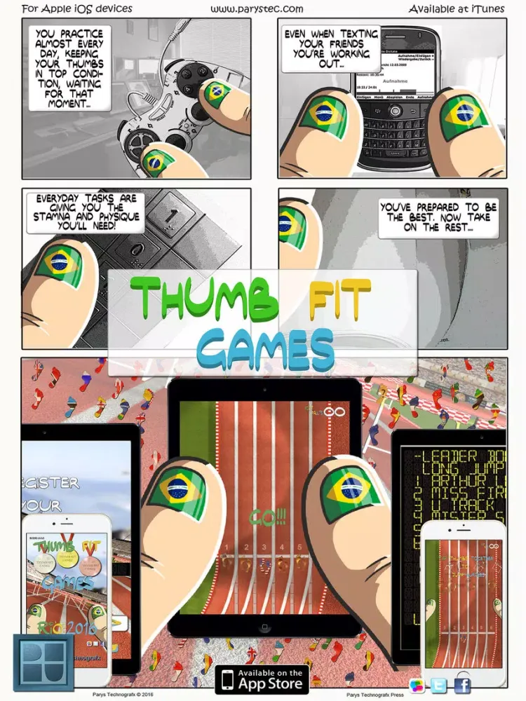 صور Thumb Fit Games ( Rio edition 2016 ) iPad 
