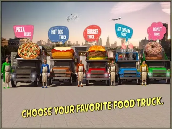 Tangkapan skrin Food Truck Driving Simulator iPad 