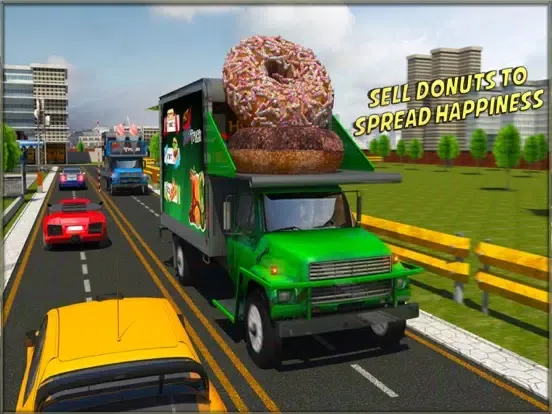 Tangkapan skrin Food Truck Driving Simulator iPad 