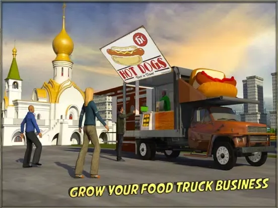 Tangkapan skrin Food Truck Driving Simulator iPad 