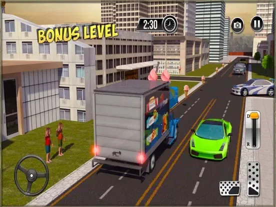 Tangkapan skrin Food Truck Driving Simulator iPad 