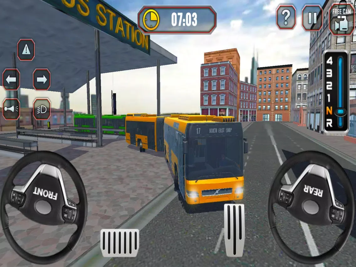 Smart Bus Driving Academy Game iPad 應用截圖
