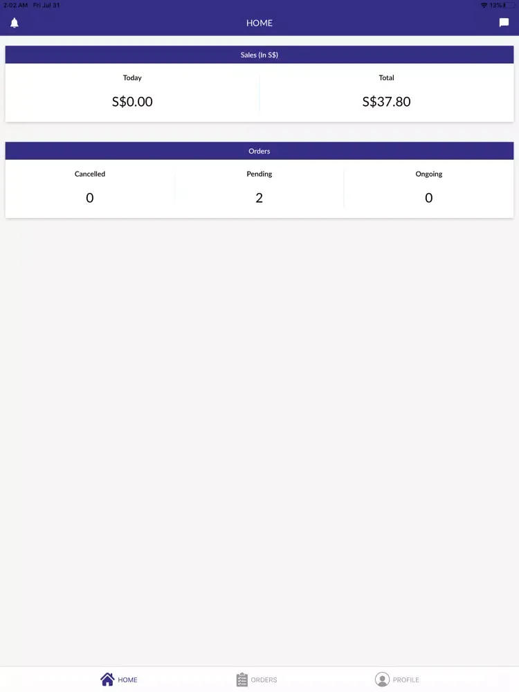 PasarZilla Merchant iPad  سکرین شاٹس