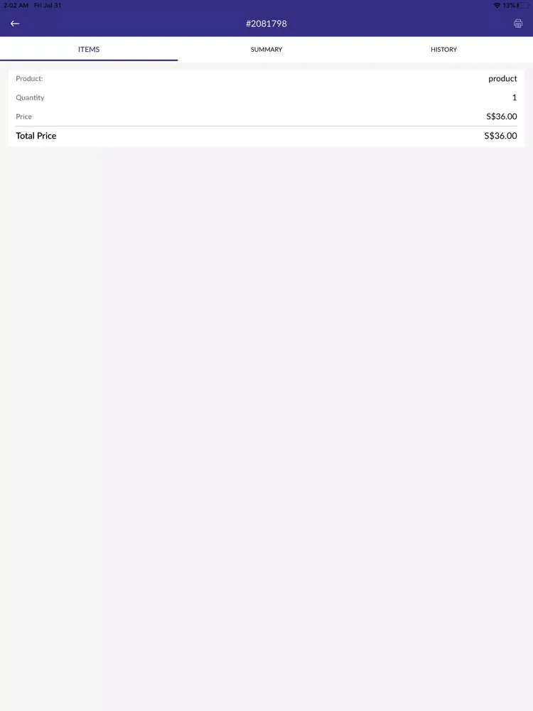 PasarZilla Merchant iPad  سکرین شاٹس