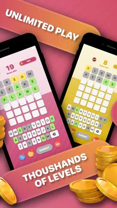 ภาพหน้าจอของ Word Guess - Unlimited Puzzles