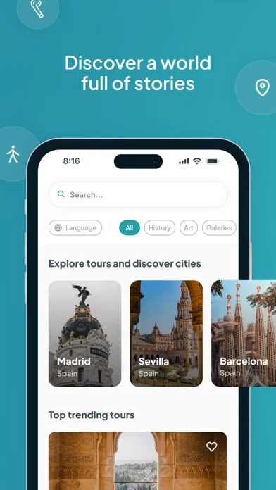 Paseo - Audio Guided Tours 스크린샷