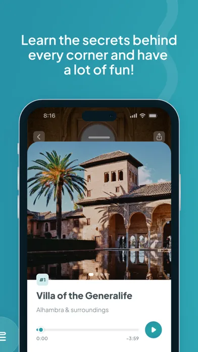 Paseo - Audio Guided Tours 스크린샷