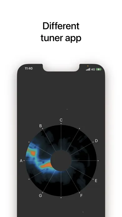 Tutuner — Pitch tracking tuner স্ক্রিনশট