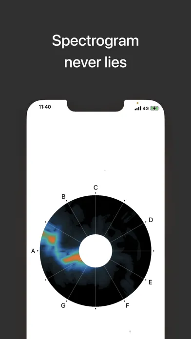 Tutuner — Pitch tracking tuner স্ক্রিনশট