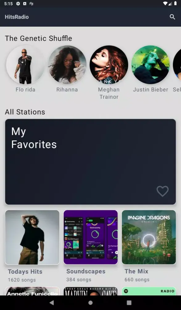 HitsRadio Screenshots