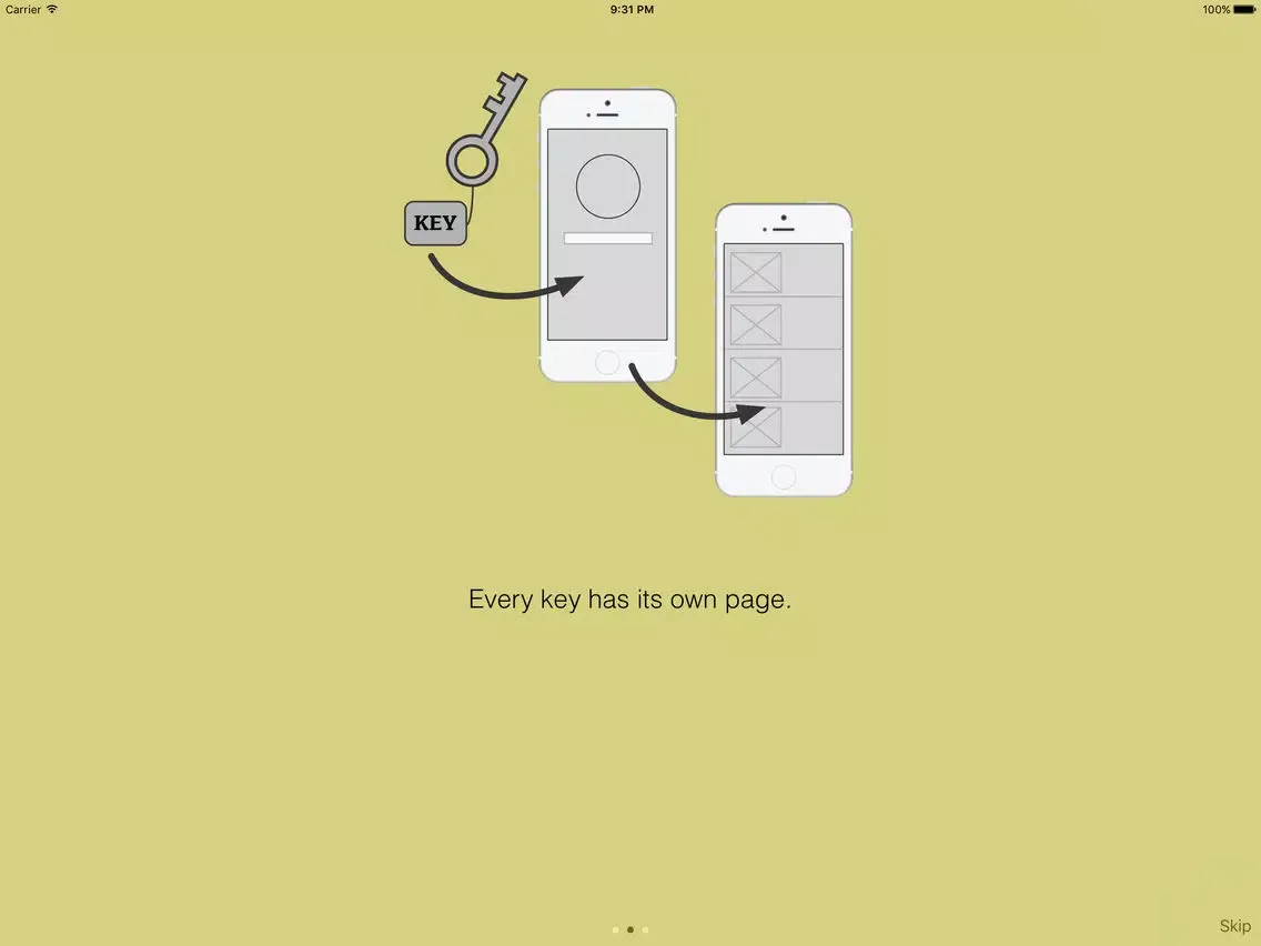Screenshot di KeyAccess iPad 