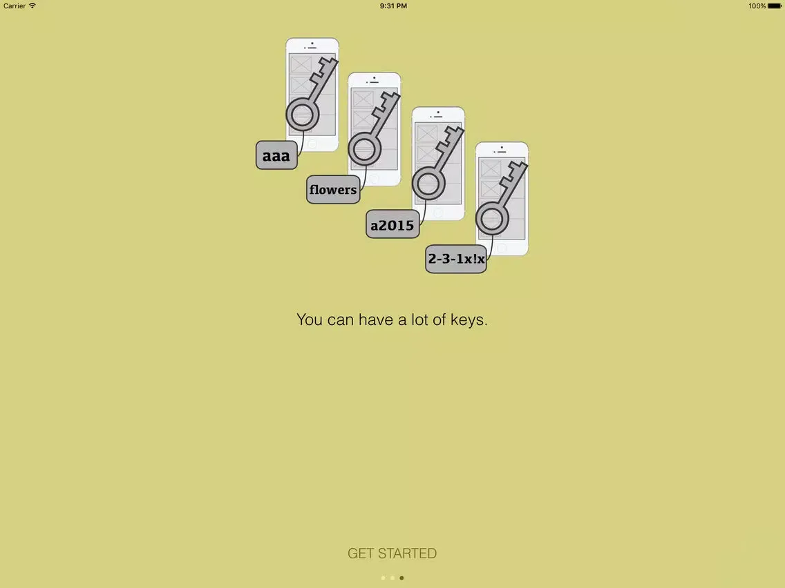 Screenshot di KeyAccess iPad 