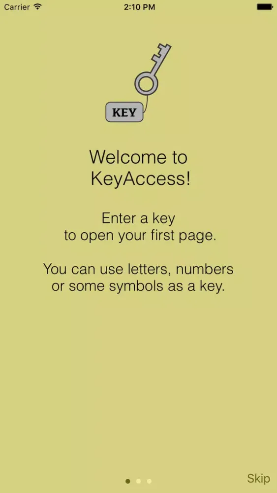 Screenshot di KeyAccess