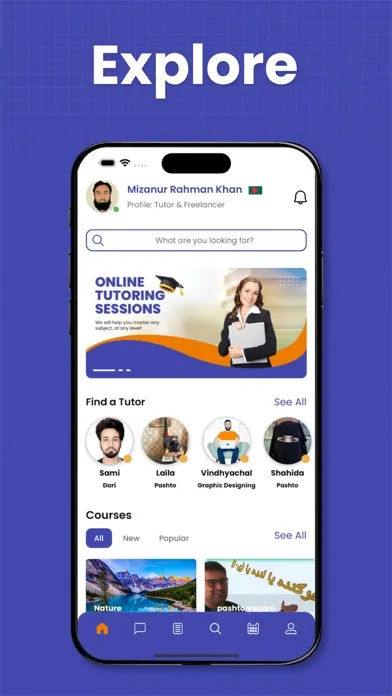 Capturas de tela do Pashtya - Tutoring & Freelance