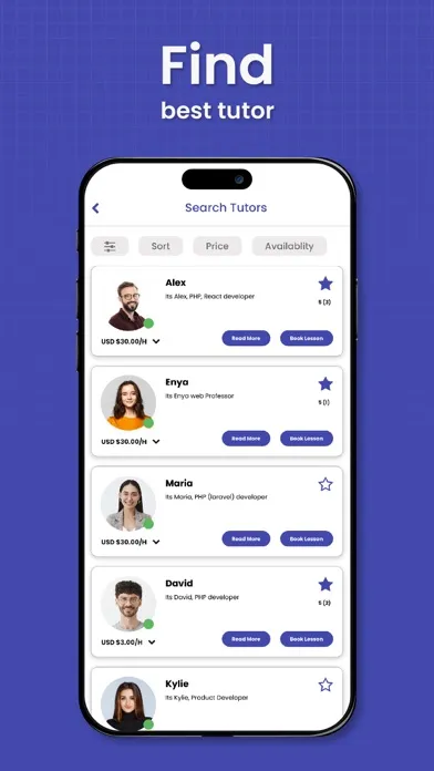 Capturas de tela do Pashtya - Tutoring & Freelance